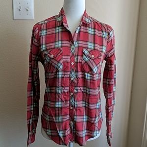 A&F plaid shirt
